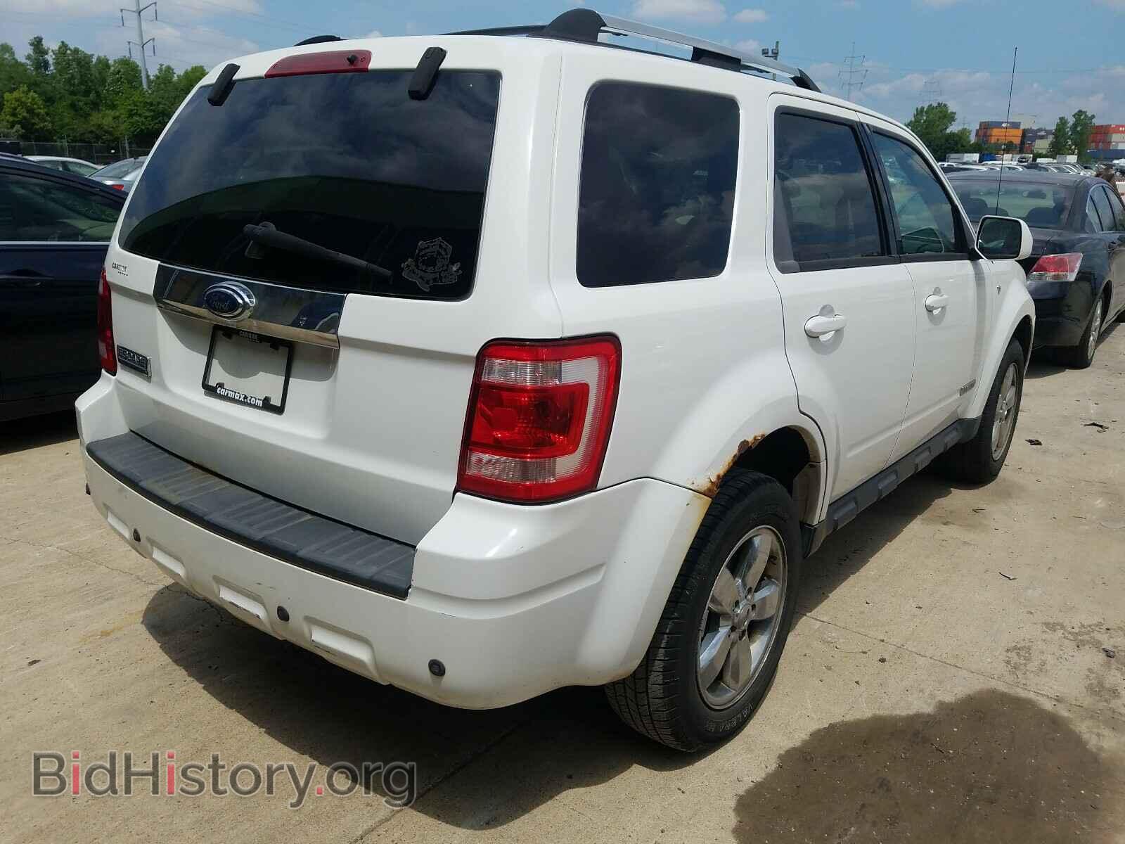 2008 FORD ESCAPE - VIN: 1FMCU041X8KB77817 - Фото 4