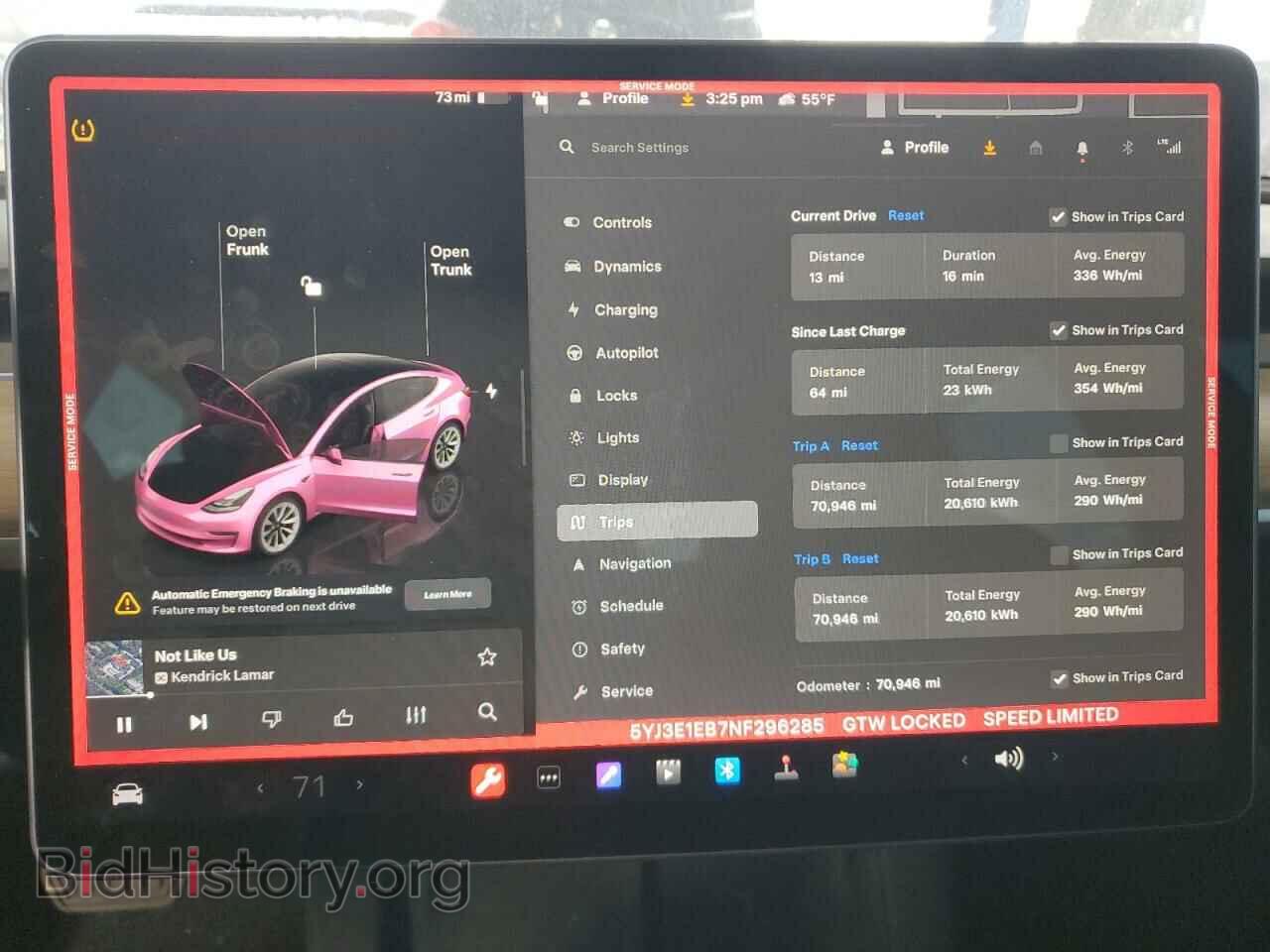 2022 TESLA MODEL 3 - VIN: 5YJ3E1EB7NF296285 - Фото 9