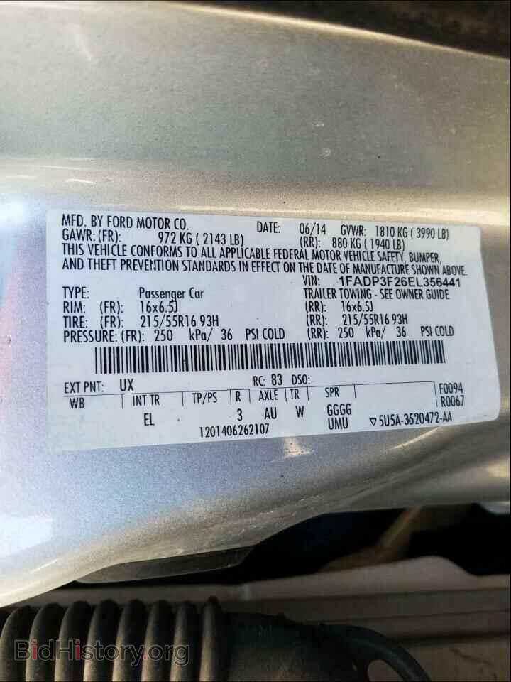 2014 FORD FOCUS - VIN: 1FADP3F26EL356441 - Photo 10