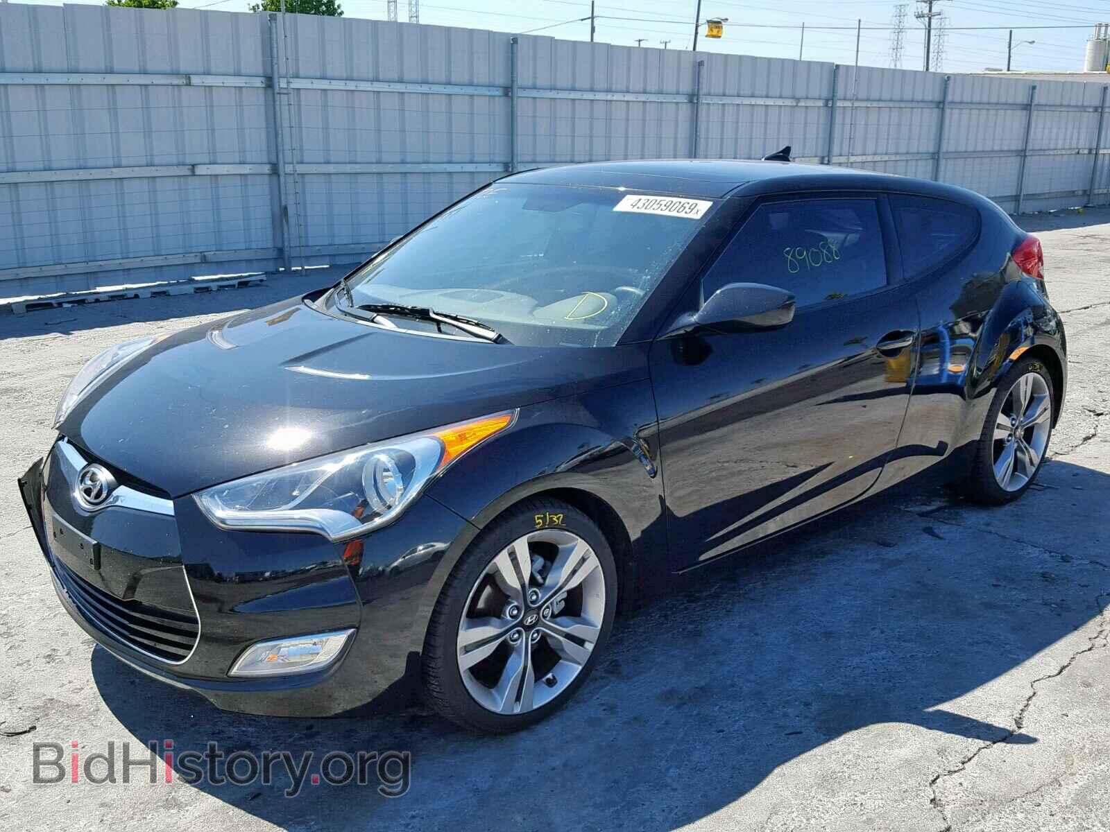2012 HYUNDAI VELOSTER - VIN: KMHTC6AD8CU024595 - Фото 2