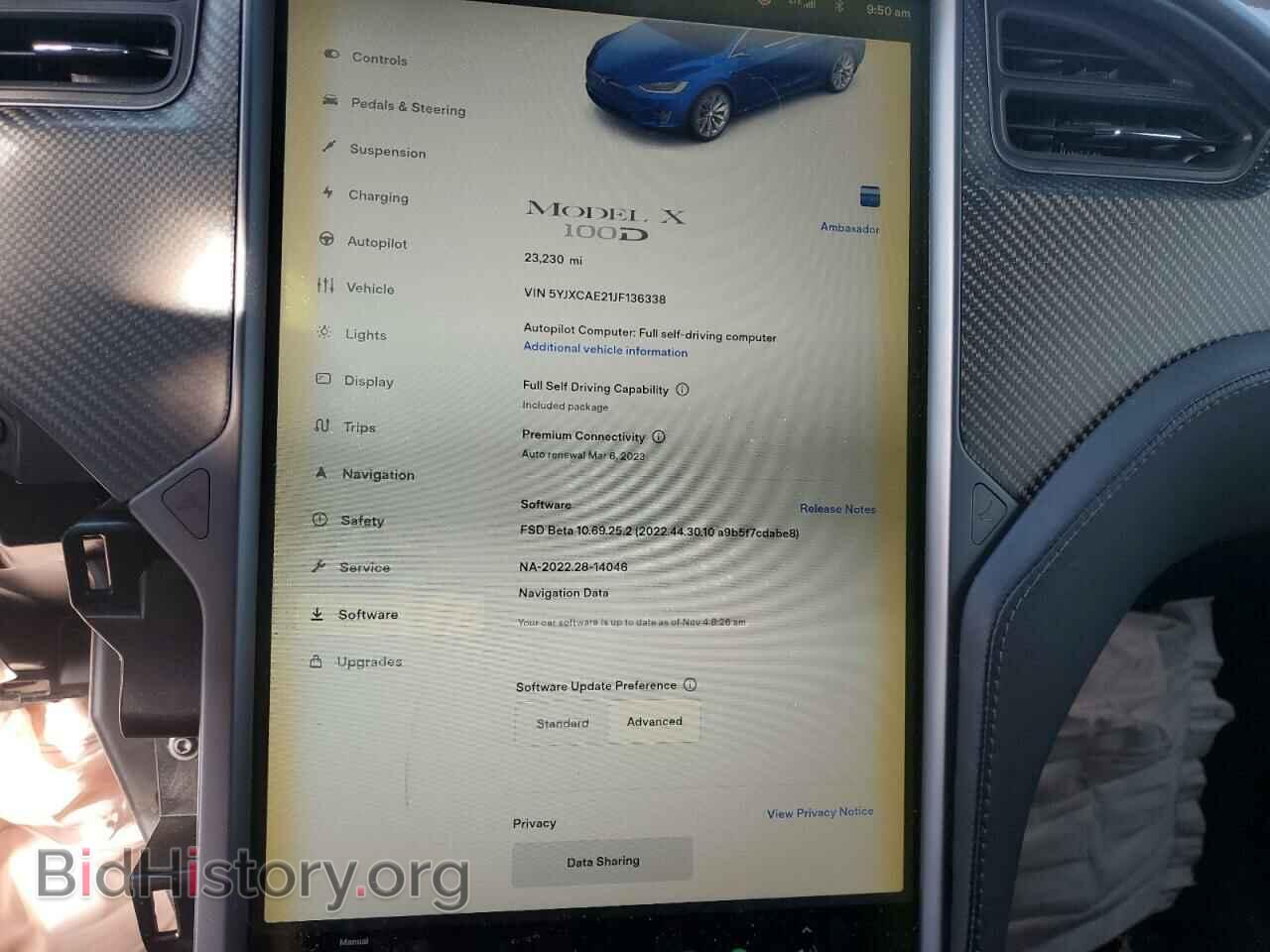 2018 TESLA MODEL X - VIN: 5YJXCAE21JF136338 - Фото 9