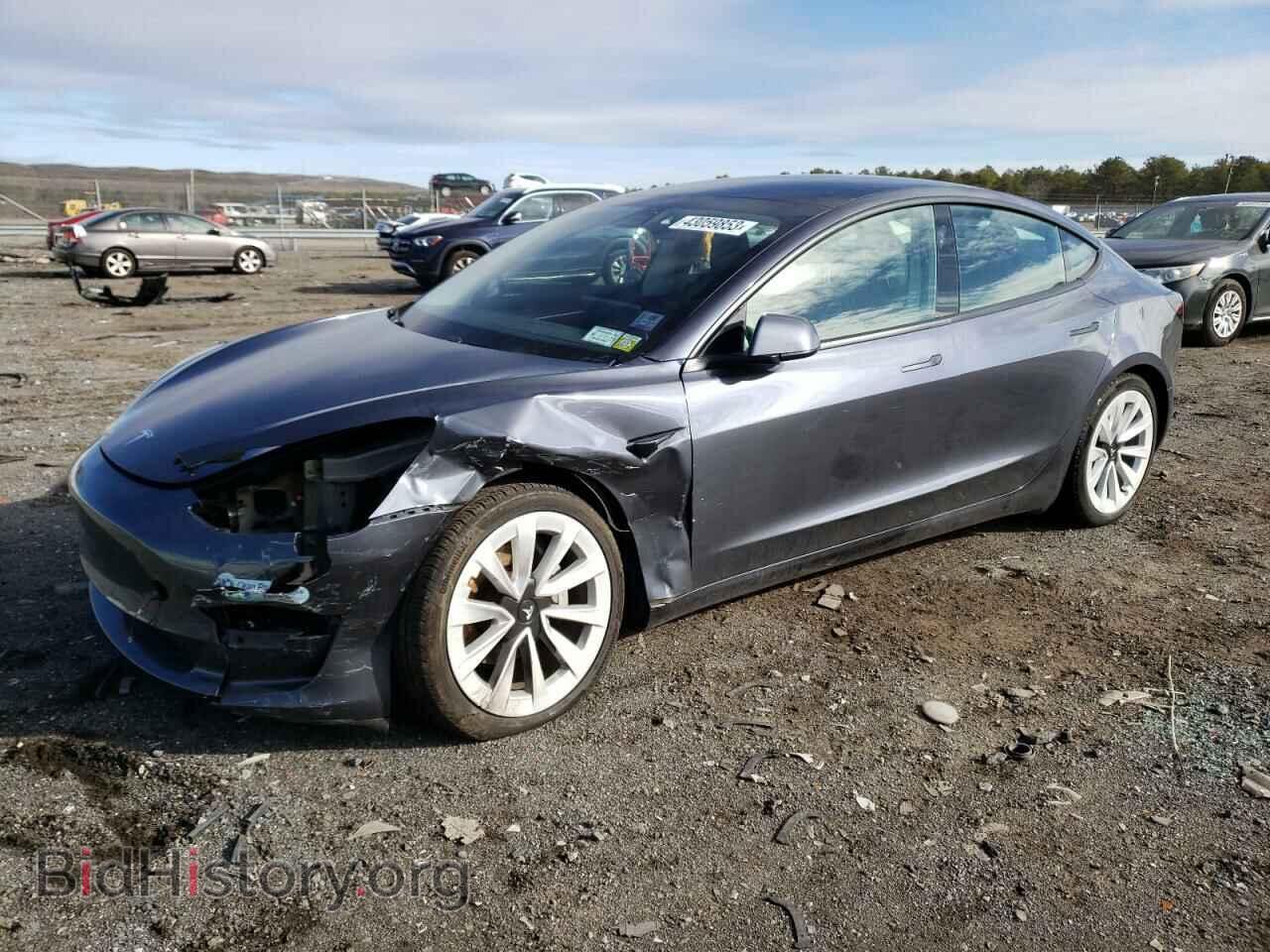 Photo 5YJ3E1EA7MF052853 - TESLA MODEL 3 2021