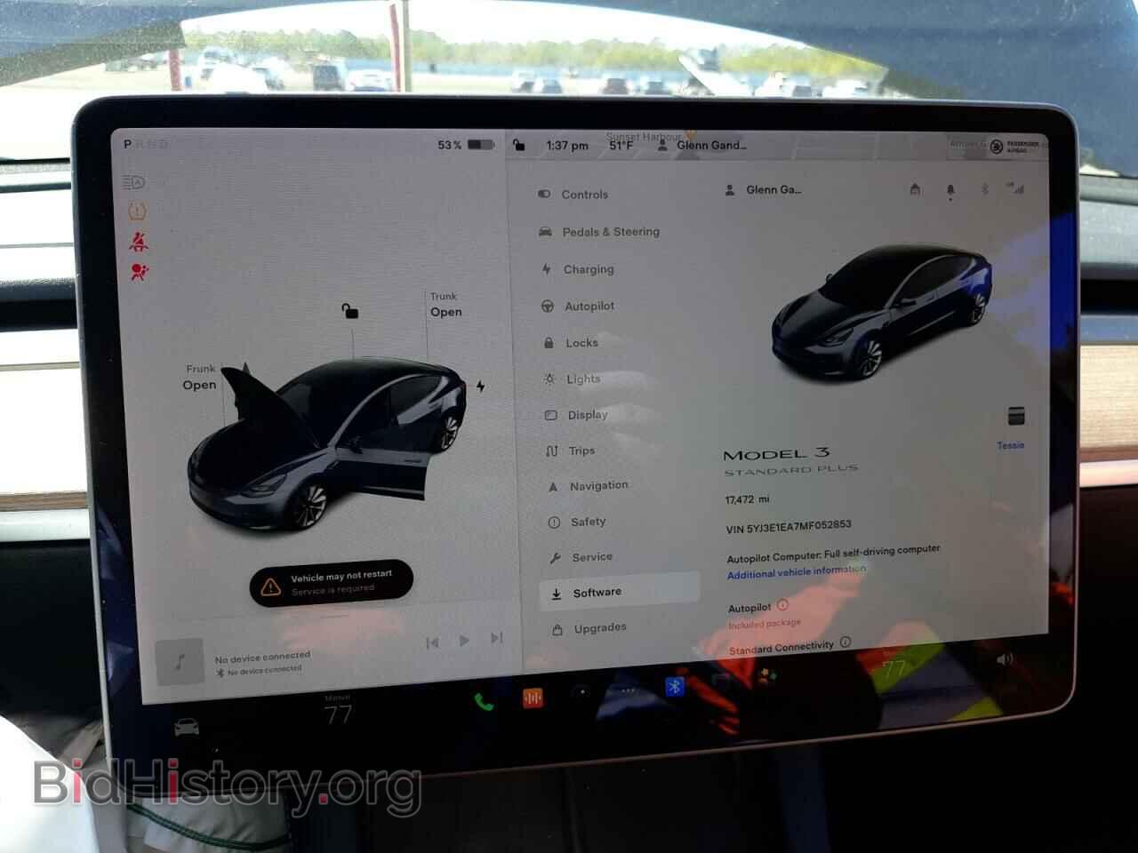2021 TESLA MODEL 3 - VIN: 5YJ3E1EA7MF052853 - Photo 9