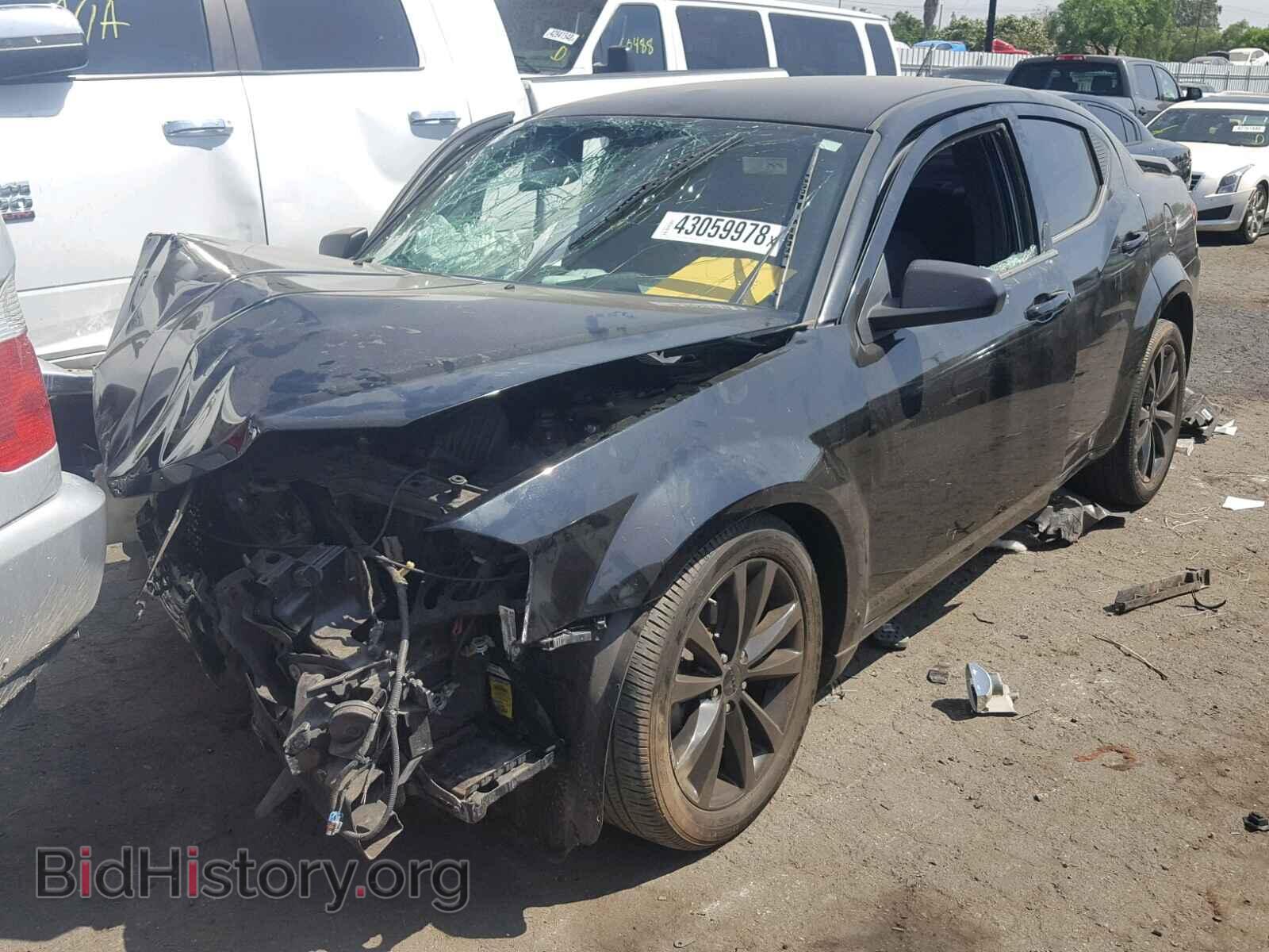 2014 DODGE AVENGER - VIN: 1C3CDZAB8EN174516 - Фото 2