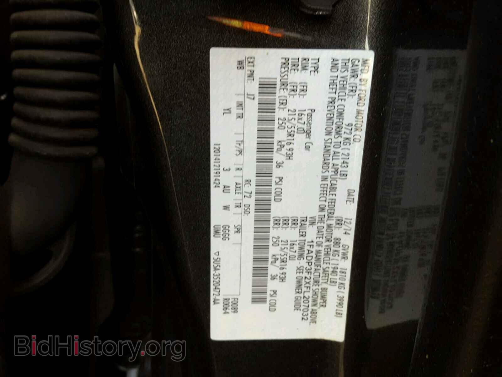 2015 FORD FOCUS - VIN: 1FADP3F2XFL207032 - Фото 10