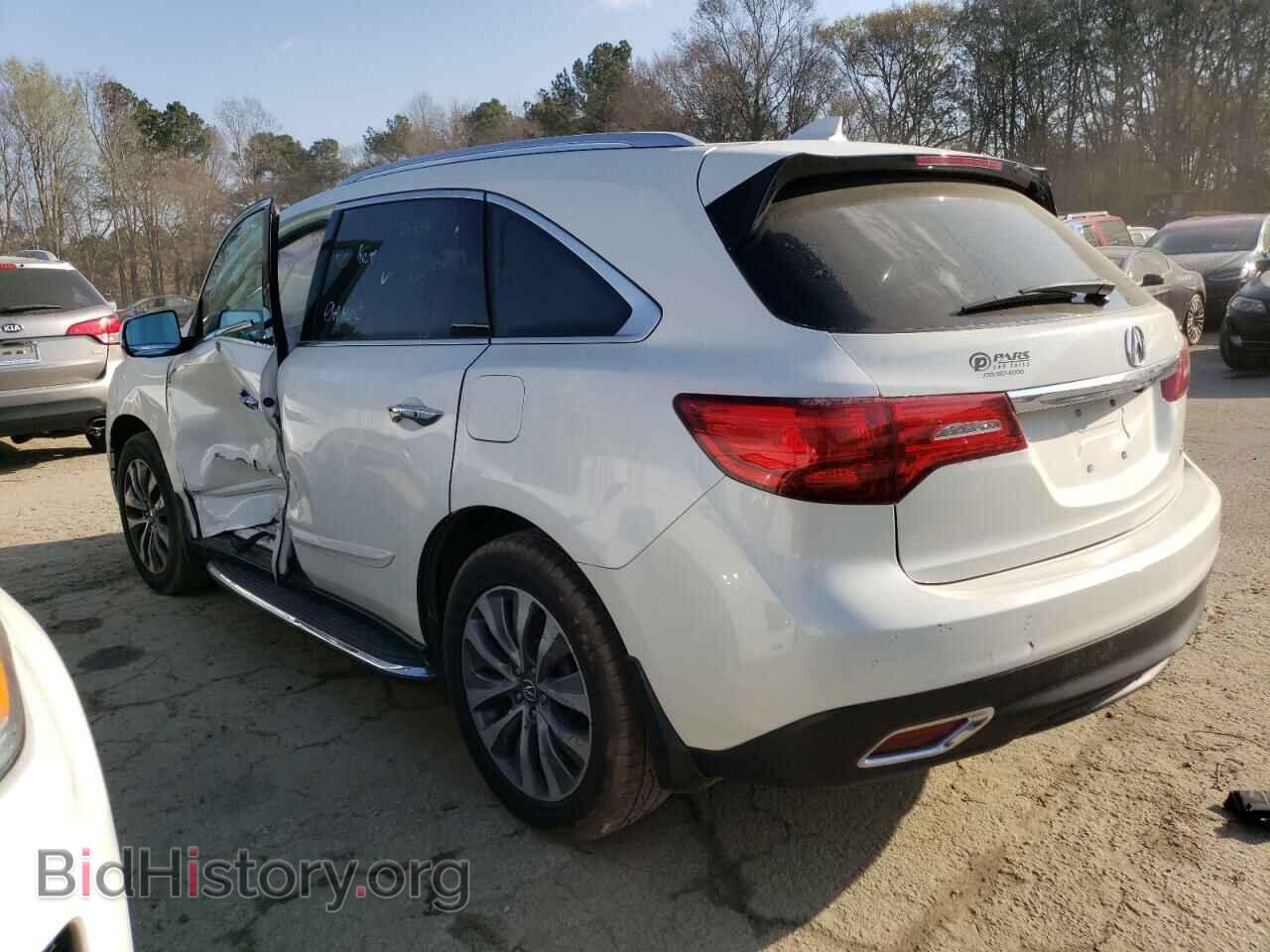 2014 ACURA MDX - VIN: 5FRYD4H47EB011669 - Фото 2