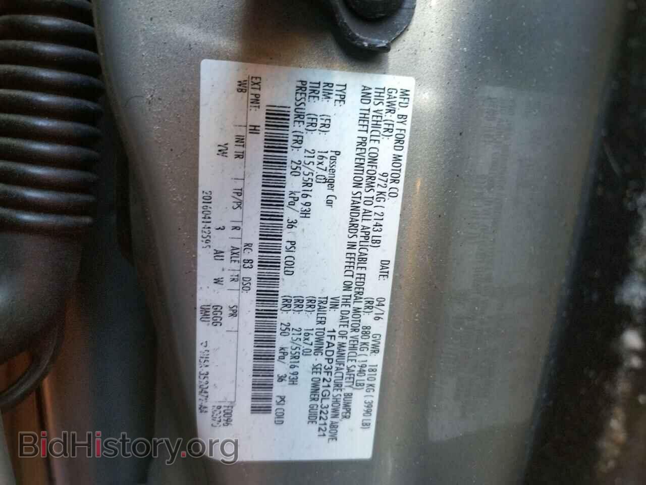 2016 FORD FOCUS - VIN: 1FADP3F21GL322121 - Photo 10