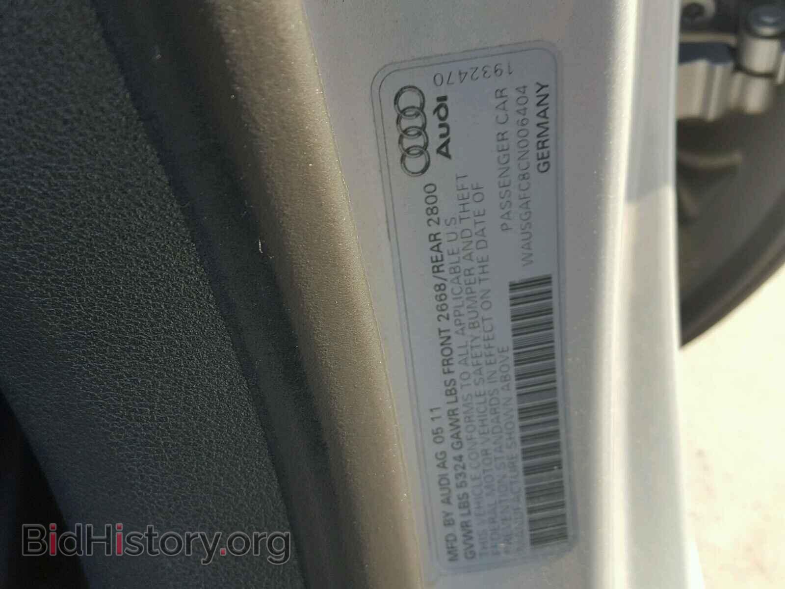 2012 AUDI A7 - VIN: WAUSGAFC8CN006404 - Photo 10