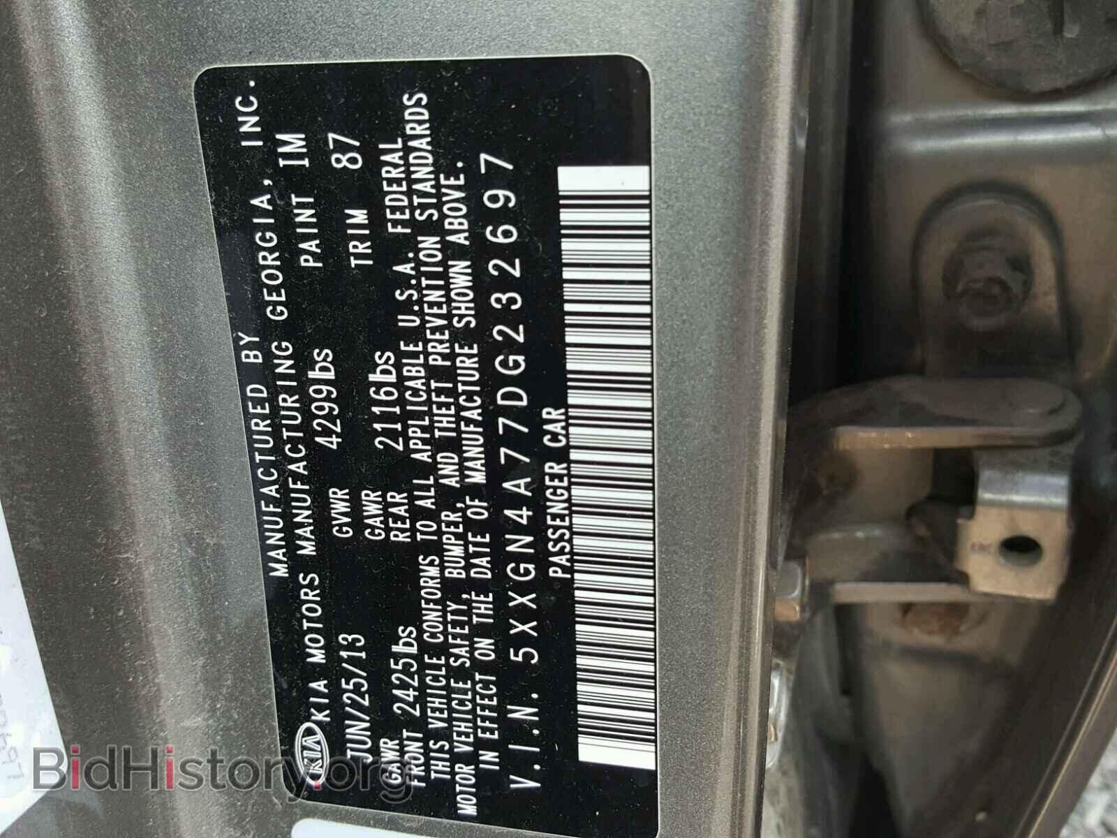 2013 KIA OPTIMA - VIN: 5XXGN4A77DG232697 - Photo 10
