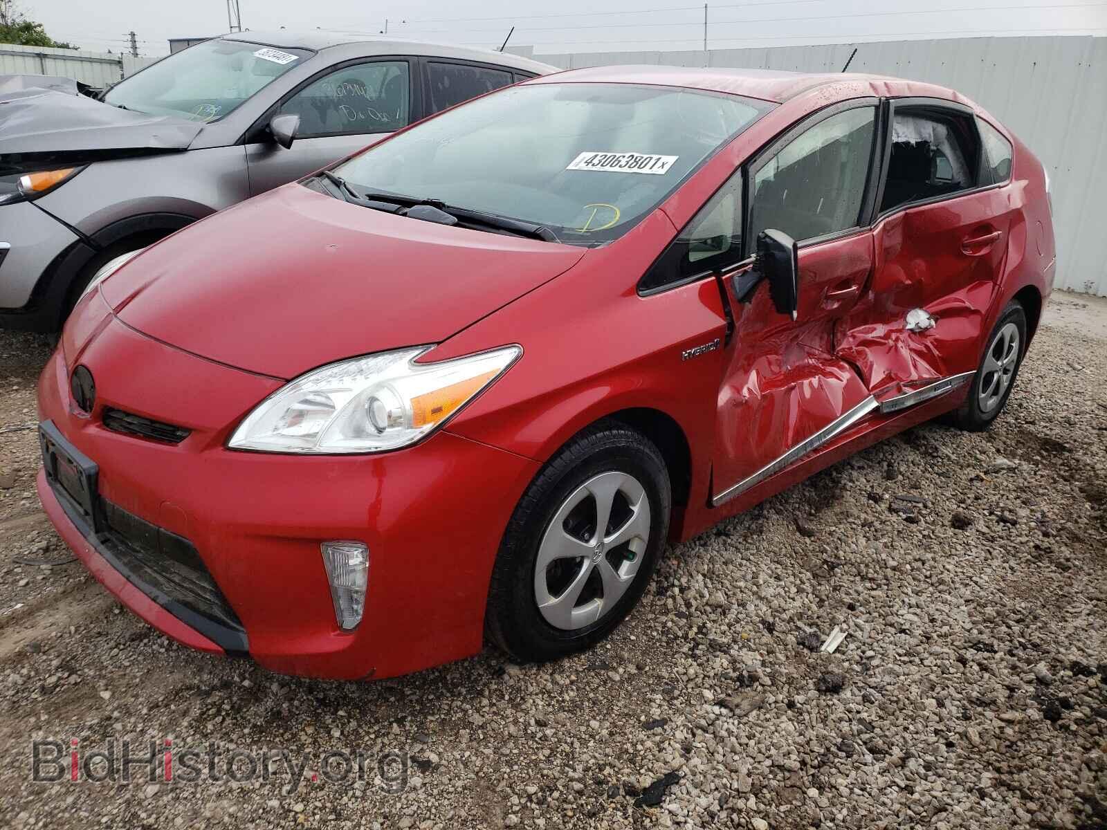 2014 TOYOTA PRIUS - VIN: JTDKN3DU0E0372101 - Фото 2