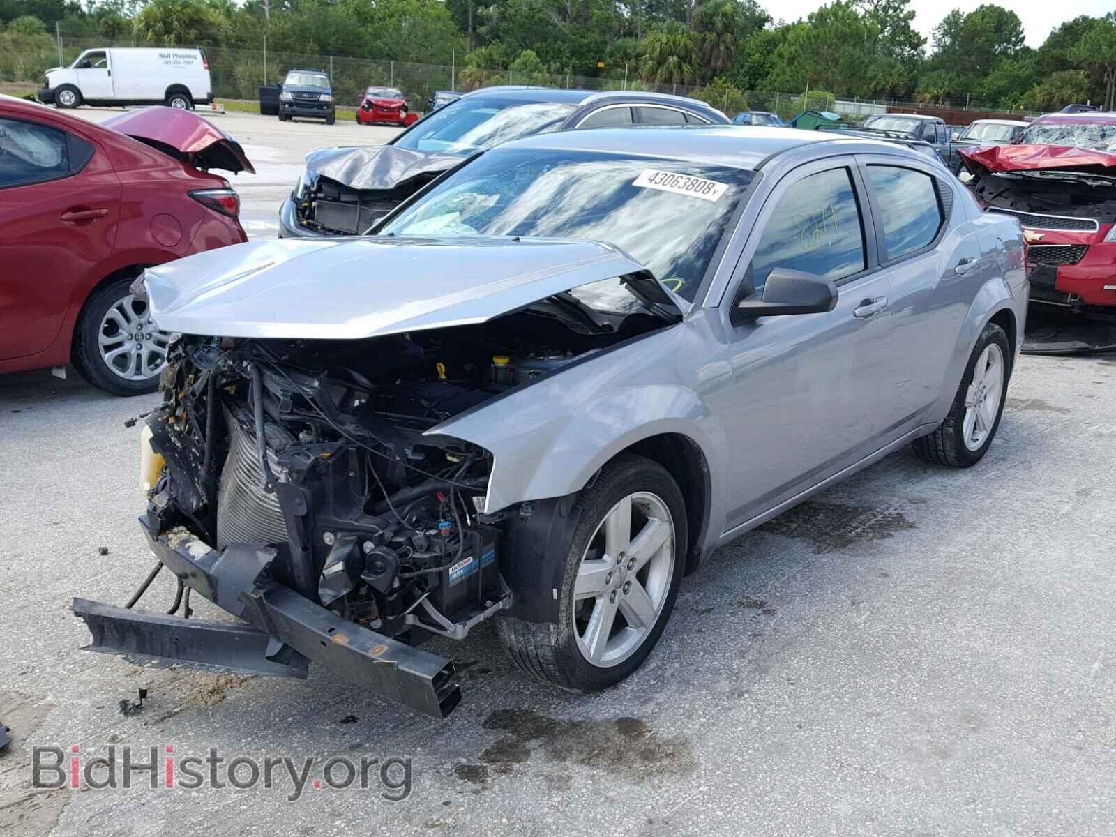 2013 DODGE AVENGER - VIN: 1C3CDZAB6DN537846 - Фото 2