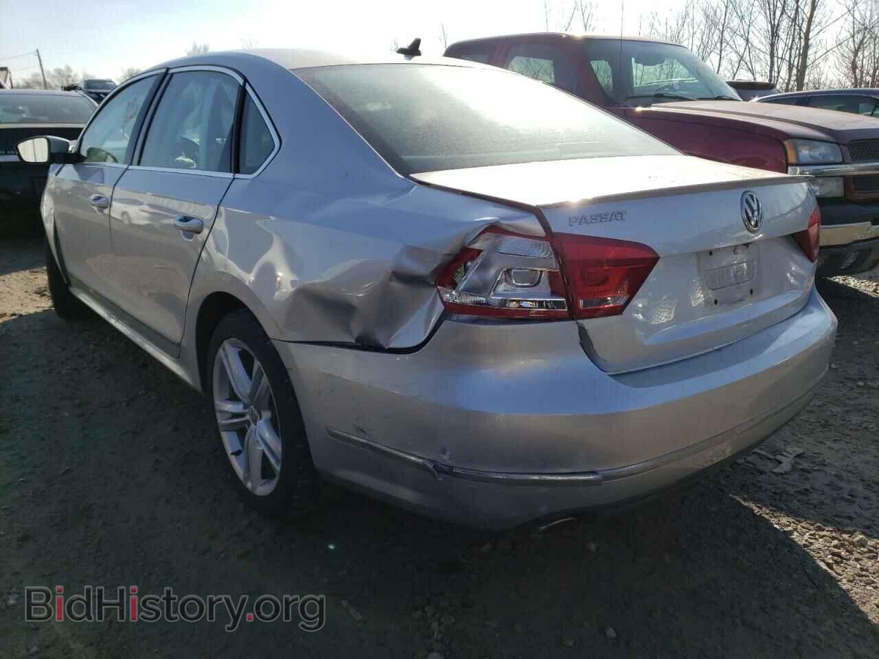2013 VOLKSWAGEN PASSAT - VIN: 1VWCN7A30DC129325 - Фото 2