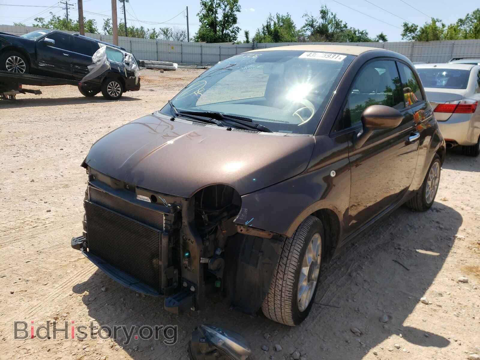 2012 FIAT 500 - VIN: 3C3CFFDR8CT186728 - Фото 2