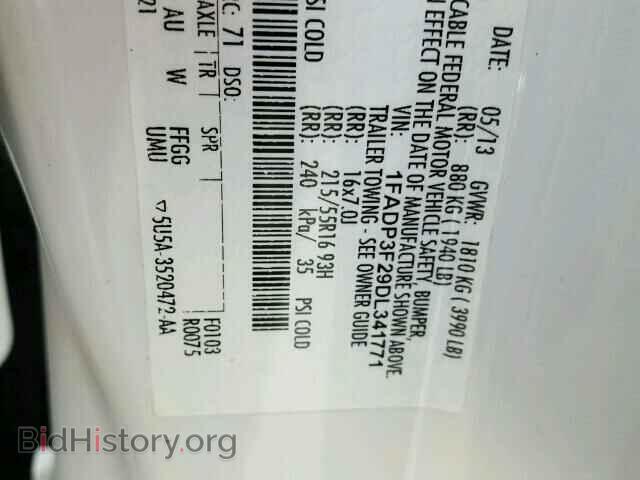2013 FORD FOCUS - VIN: 1FADP3F29DL341771 - Photo 10