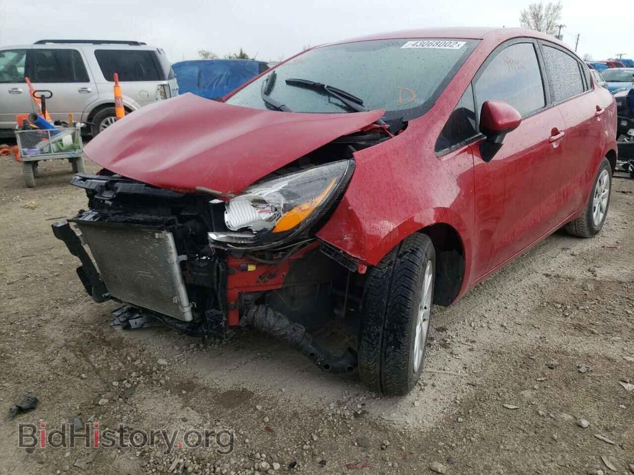 2014 KIA RIO - VIN: KNADM4A3XE6356897 - Фото 2