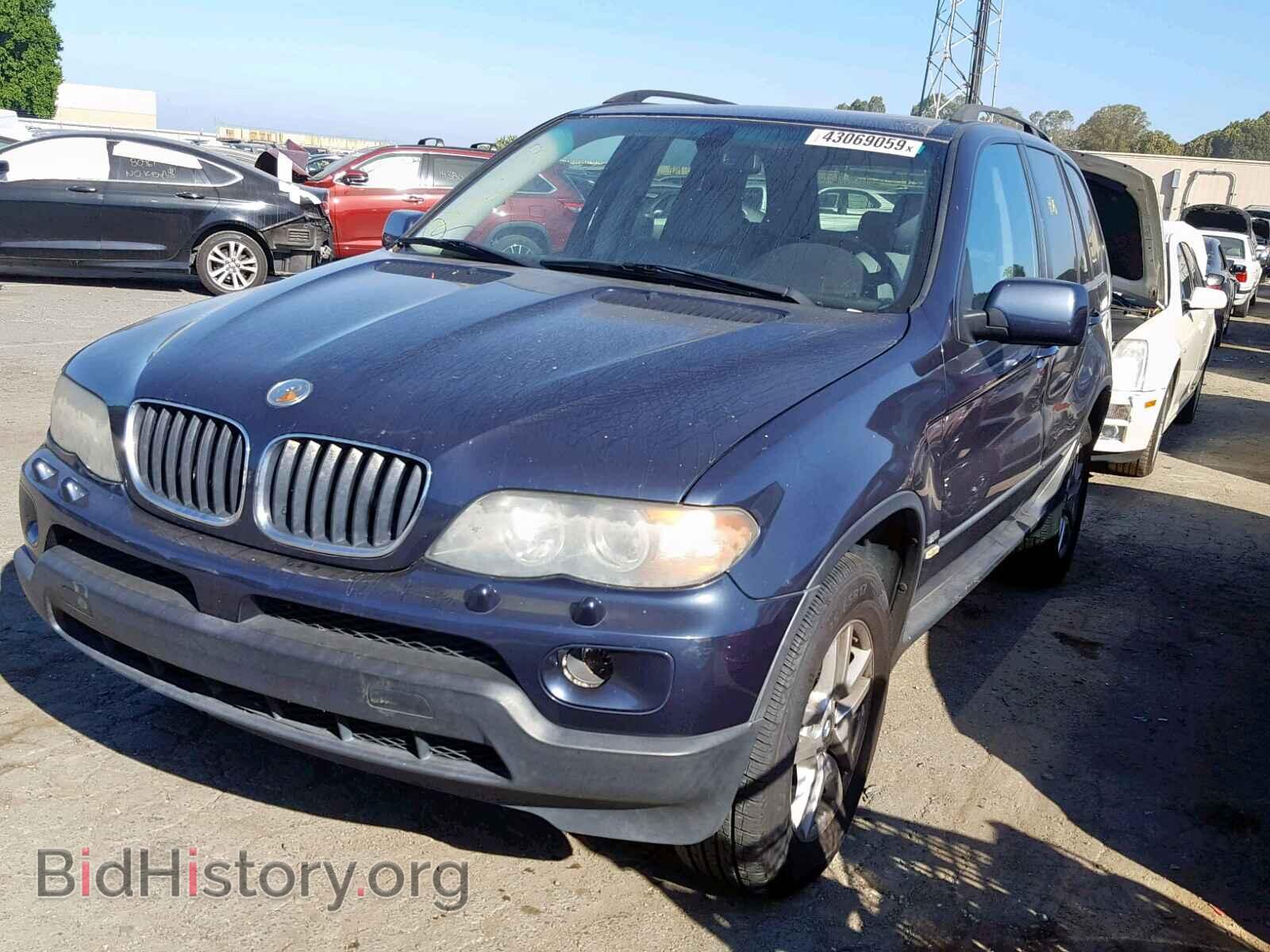 2005 BMW X5 - VIN: 5UXFA13535LY07606 - Фото 2
