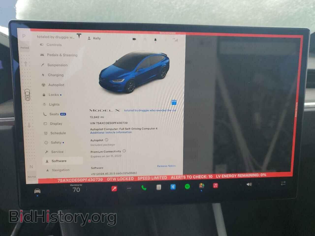 2023 TESLA MODEL X - VIN: 7SAXCDE50PF430739 - Photo 9