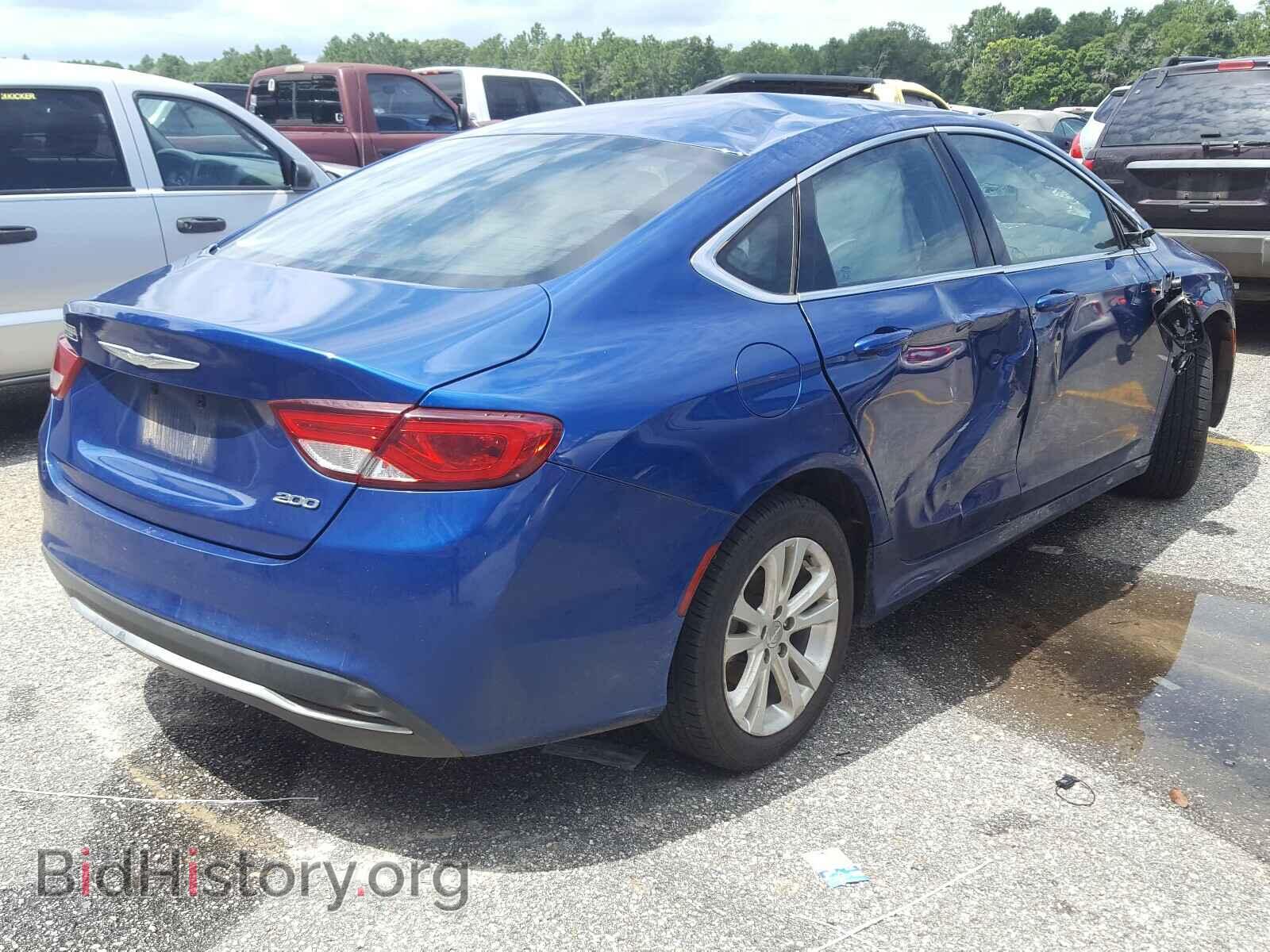 2015 CHRYSLER 200 - VIN: 1C3CCCAB0FN739939 - Фото 4