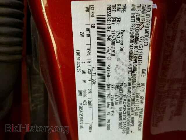 2013 FORD FOCUS - VIN: 1FADP3K21DL255876 - Фото 10