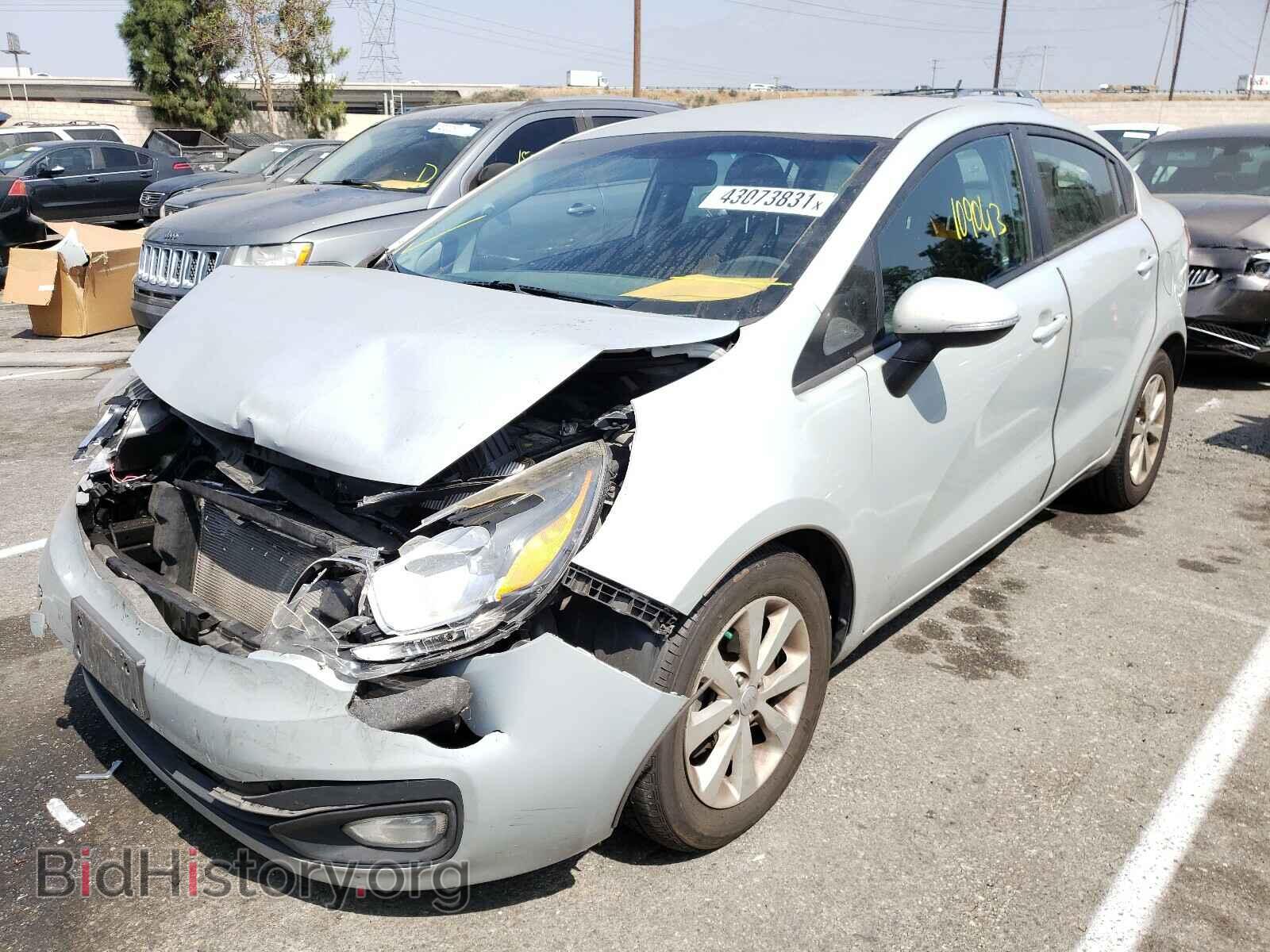 2014 KIA RIO - VIN: KNADN4A37E6360581 - Фото 2
