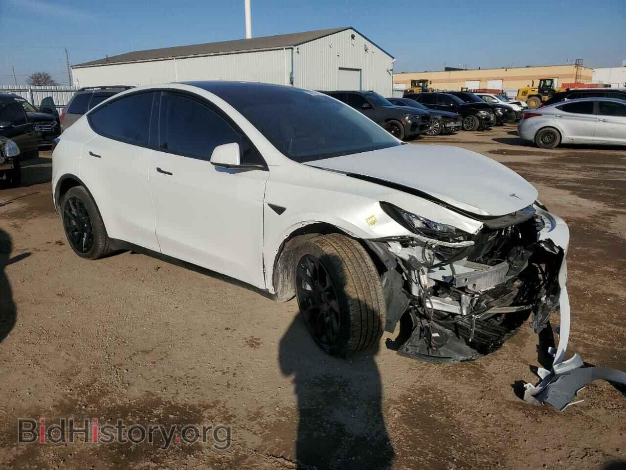 2022 TESLA MODEL Y - VIN: 7SAYGDEE2NF449671 - Фото 4