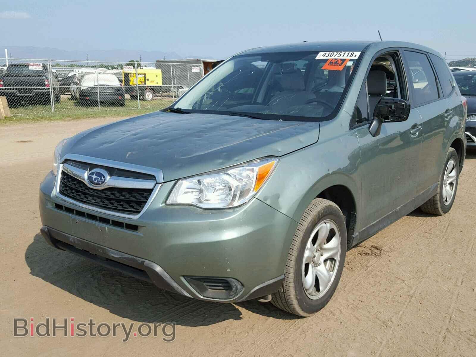 2015 SUBARU FORESTER - VIN: JF2SJAAC5FG433528 - Фото 2