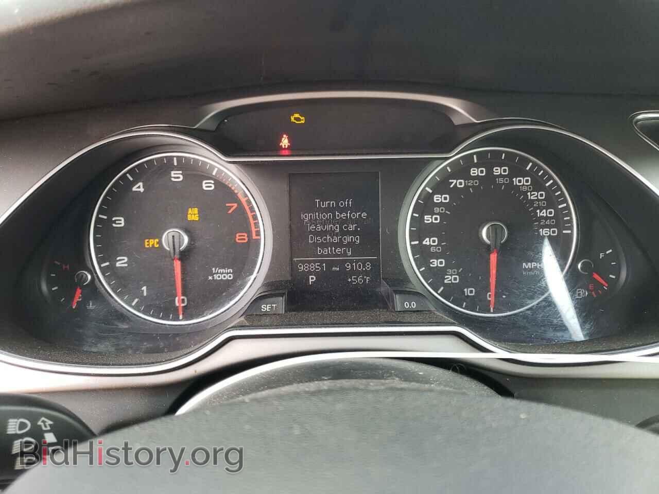 2013 AUDI A4 - VIN: WAUAFAFL5DN037089 - Фото 9