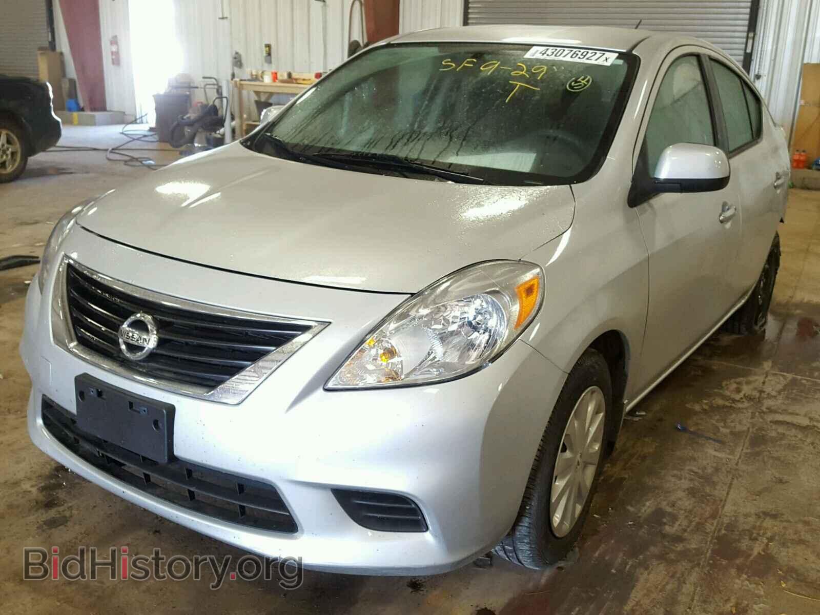 2014 NISSAN VERSA - VIN: 3N1CN7AP0EL817100 - Фото 2