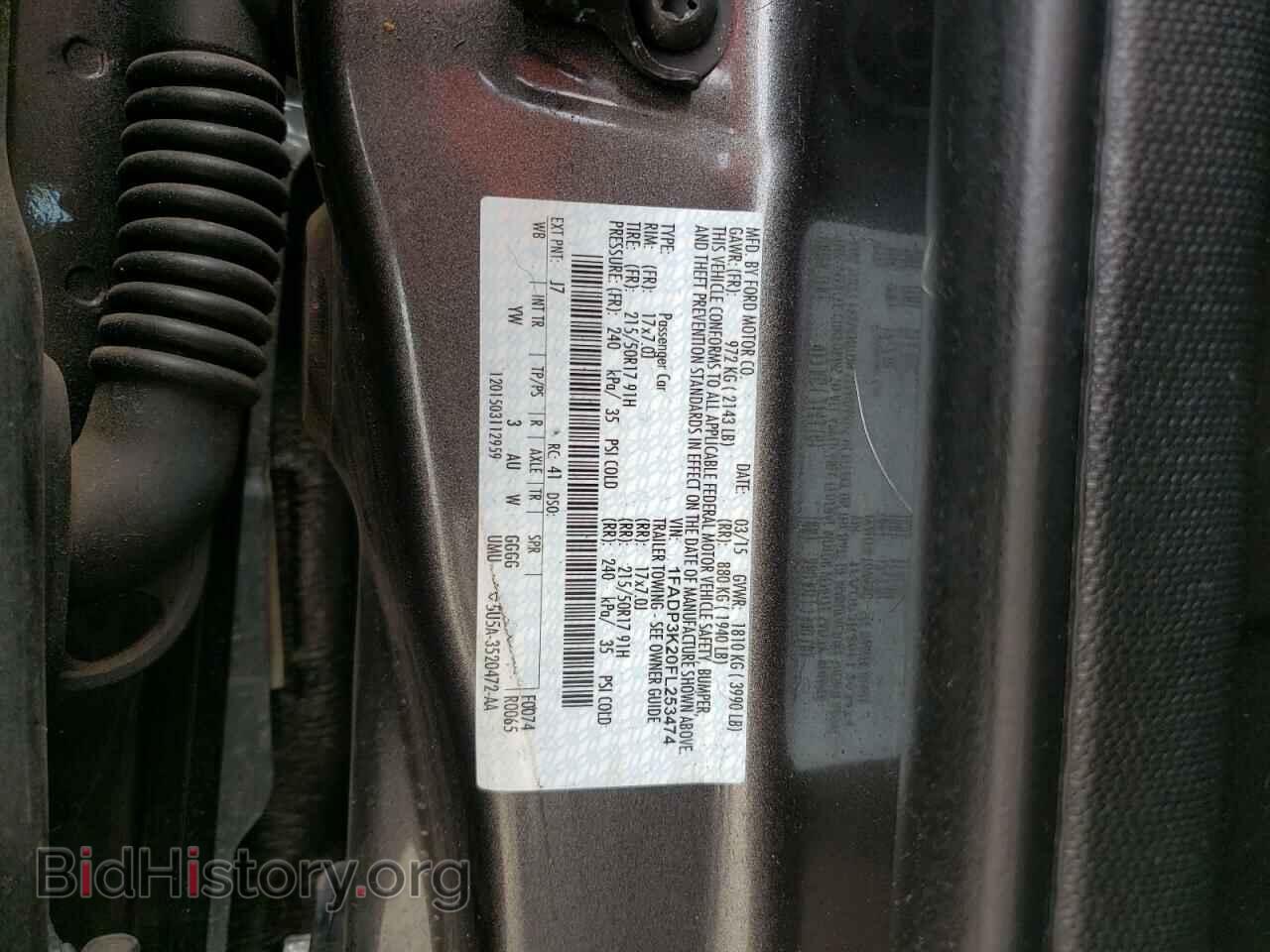 2015 FORD FOCUS - VIN: 1FADP3K20FL253474 - Фото 10