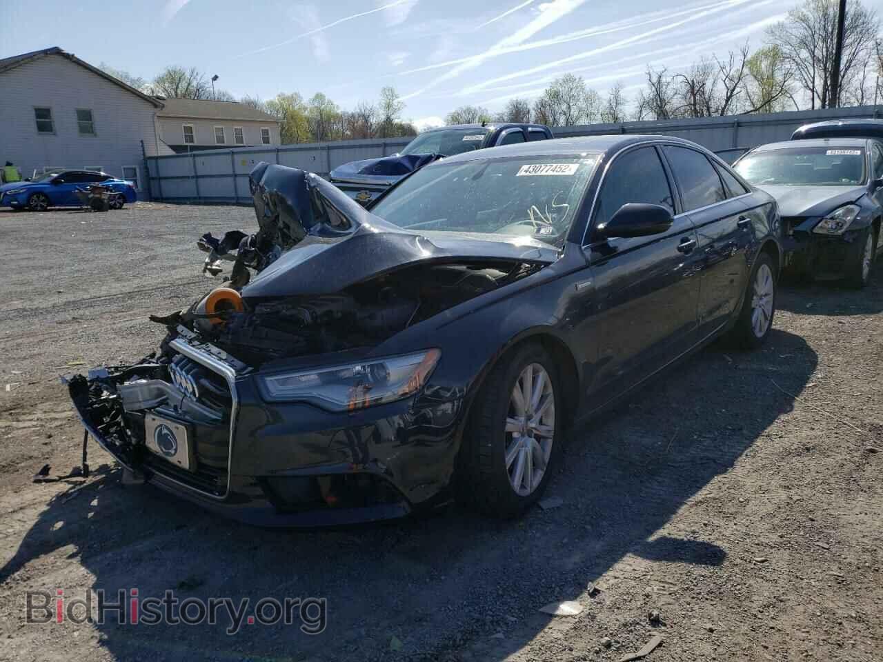2014 AUDI A6 - VIN: WAUFGAFC3EN092645 - Фото 2
