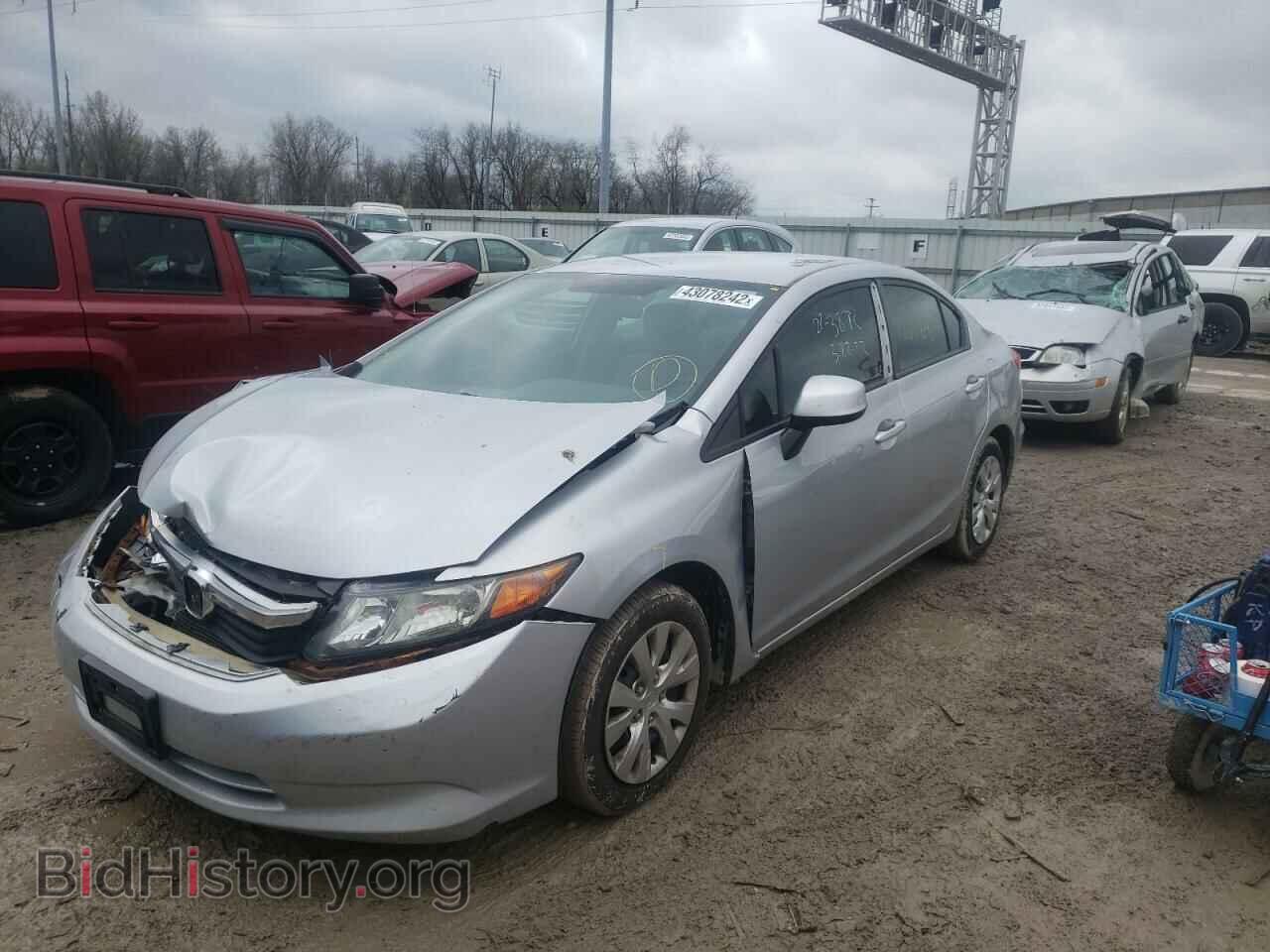 2012 HONDA CIVIC - VIN: 19XFB2F59CE061765 - Фото 2