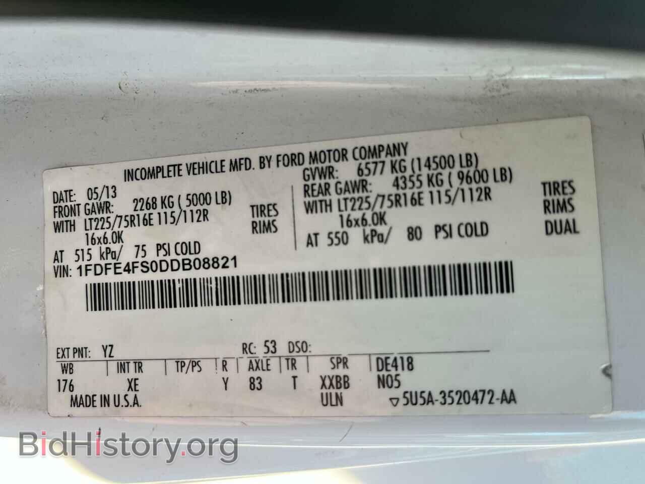2013 FORD ALL Models - VIN: 1FDFE4FS0DDB08821 - Photo 10