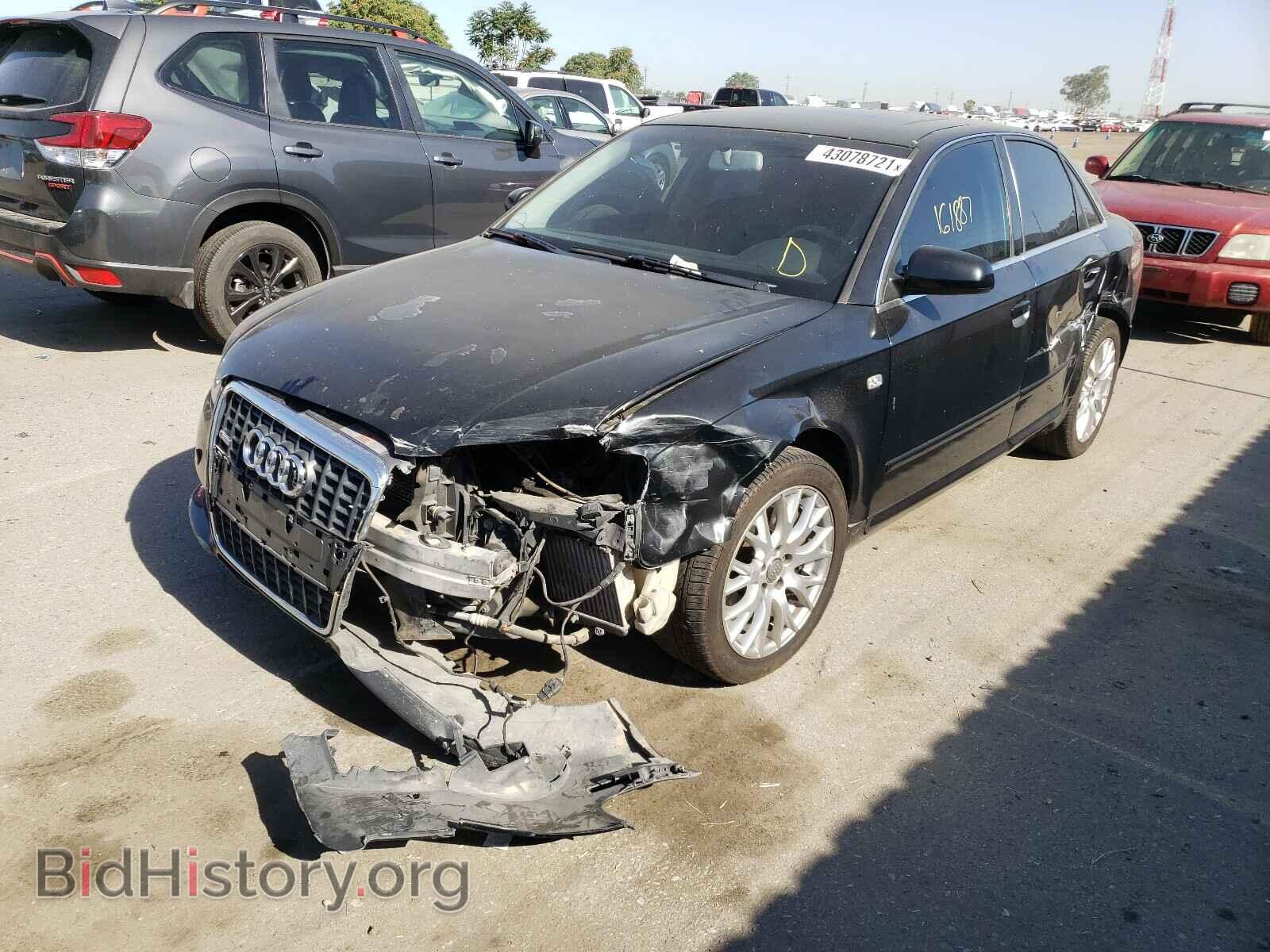 2008 AUDI A4 - VIN: WAUAF78E28A166597 - Фото 2