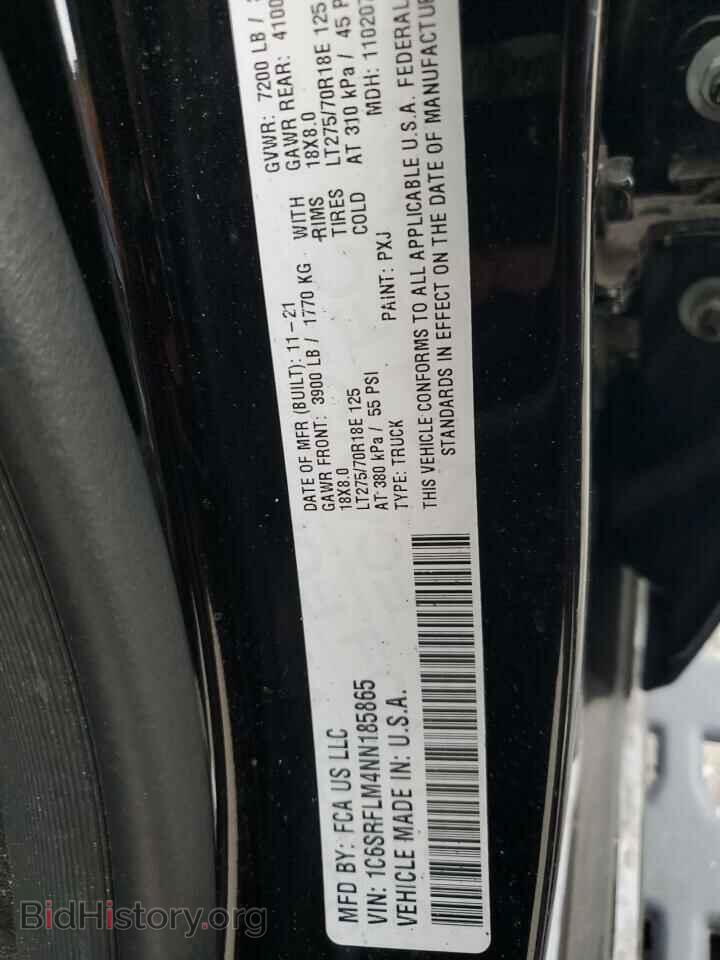 2022 RAM 1500 - VIN: 1C6SRFLM4NN185865 - Фото 12
