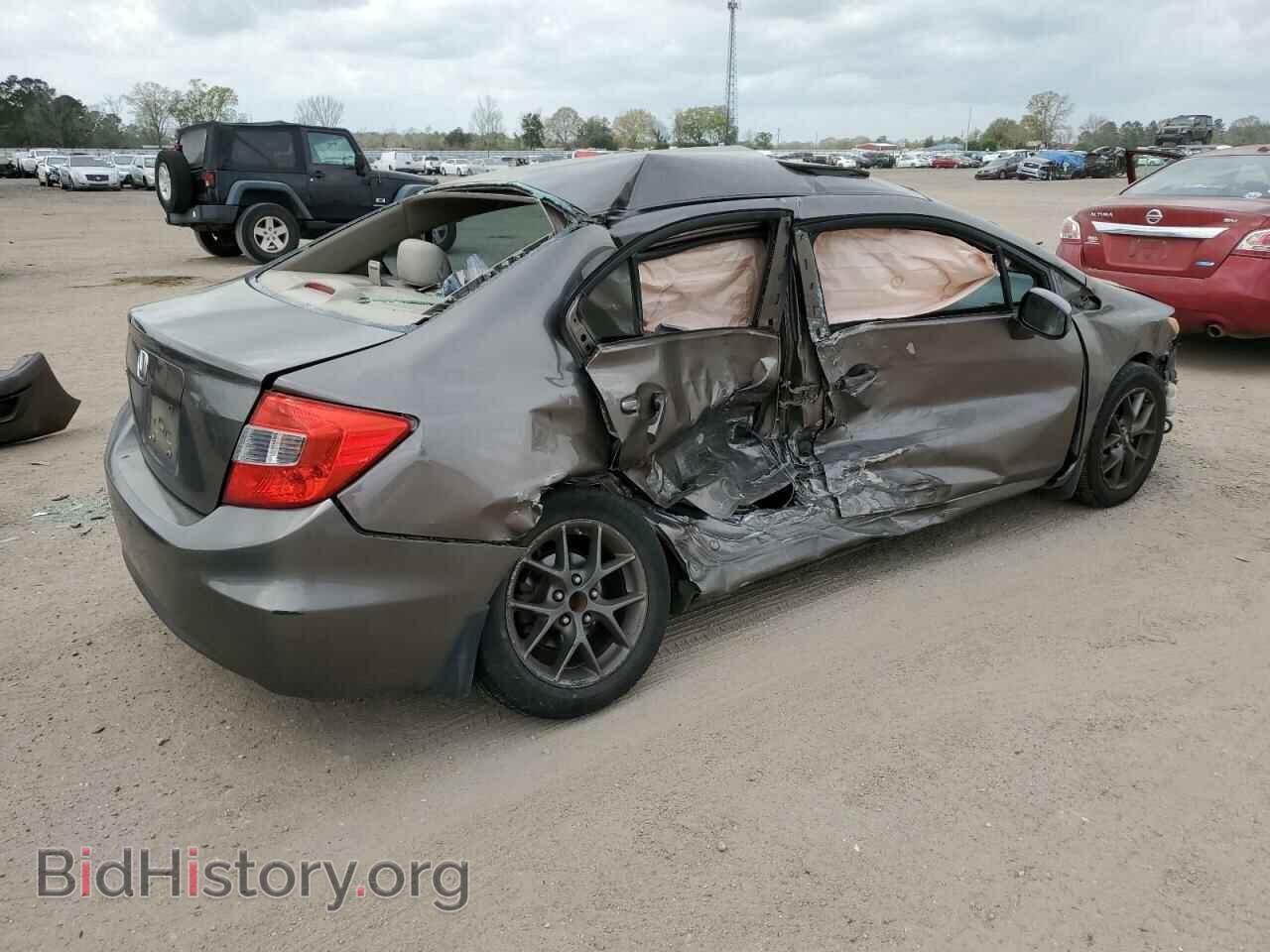 2012 HONDA CIVIC - VIN: 19XFB2F86CE006801 - Фото 3