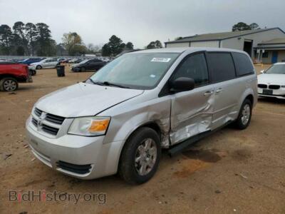 2010 Dodge CARAVAN Grand Cara, серебристый — VIN 2D4RN4DEXAR498160, Copart