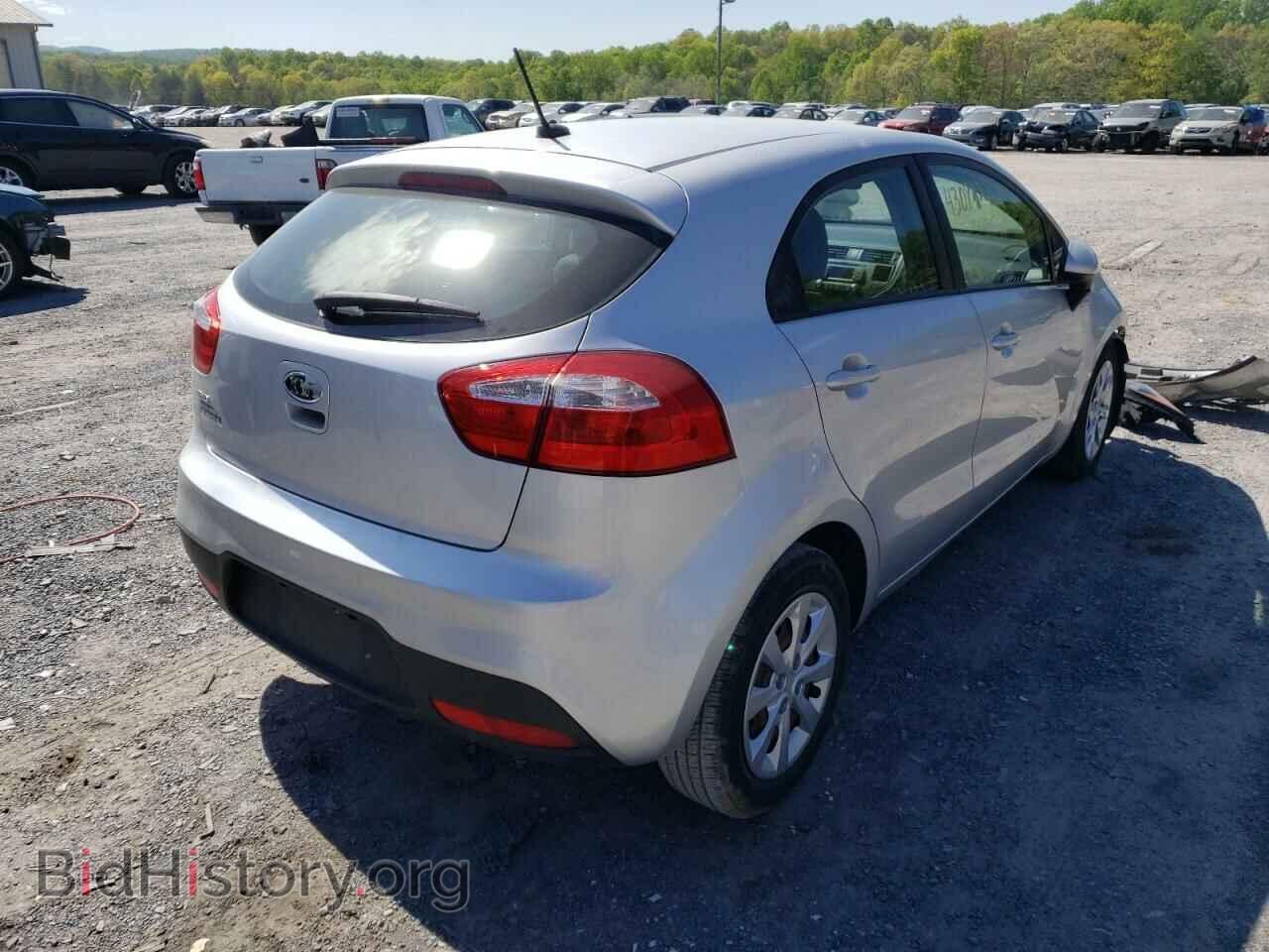 2012 KIA RIO - VIN: KNADM5A33C6015912 - Фото 4