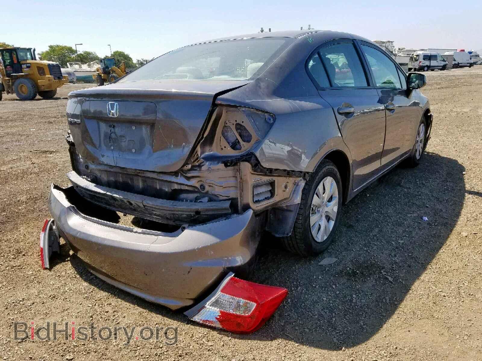 2012 HONDA CIVIC LX - VIN: 19XFB2F59CE300814 - Фото 4