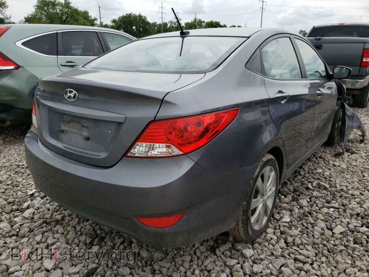 2014 HYUNDAI ACCENT - VIN: KMHCU4AE3EU761328 - Фото 4
