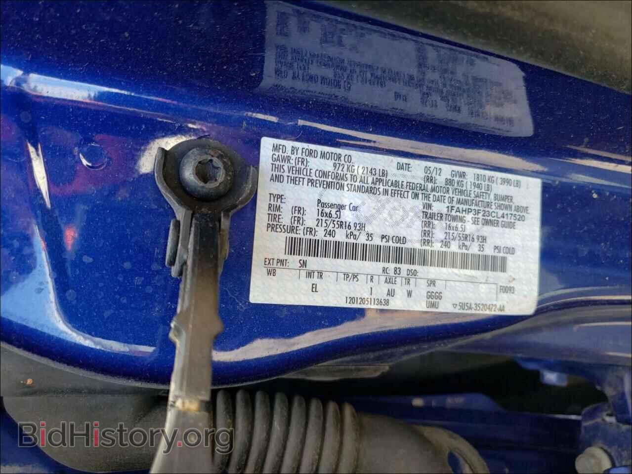 2012 FORD FOCUS - VIN: 1FAHP3F23CL417520 - Photo 10