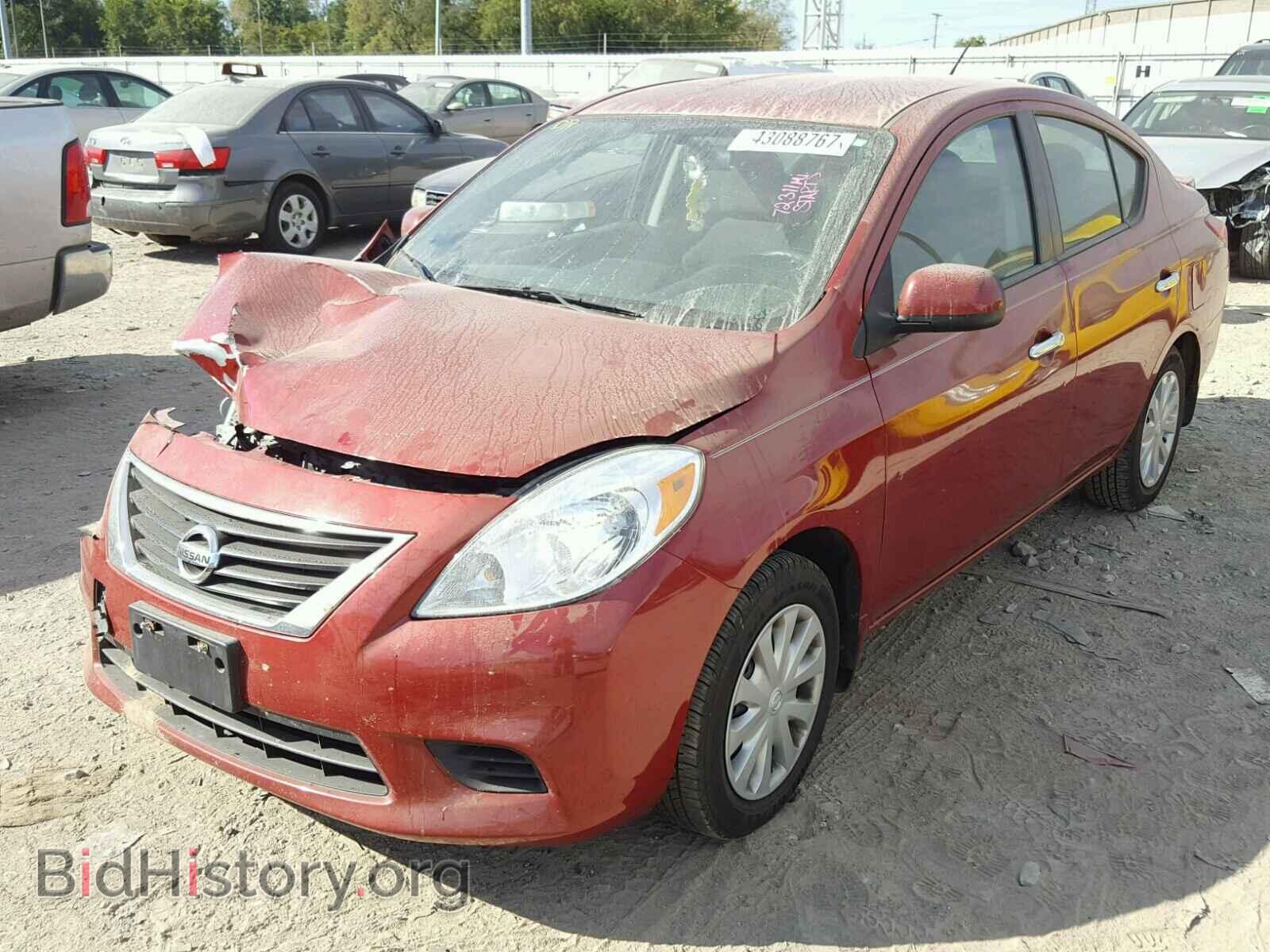2013 NISSAN VERSA - VIN: 3N1CN7AP1DL860407 - Фото 2