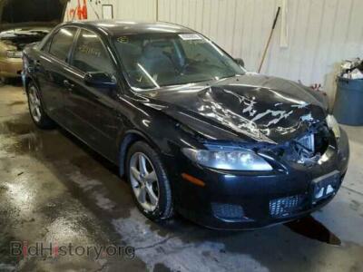 2006 Mazda 6 MAZDA6S, черный — VIN 1YVHP80D965M54558, Copart