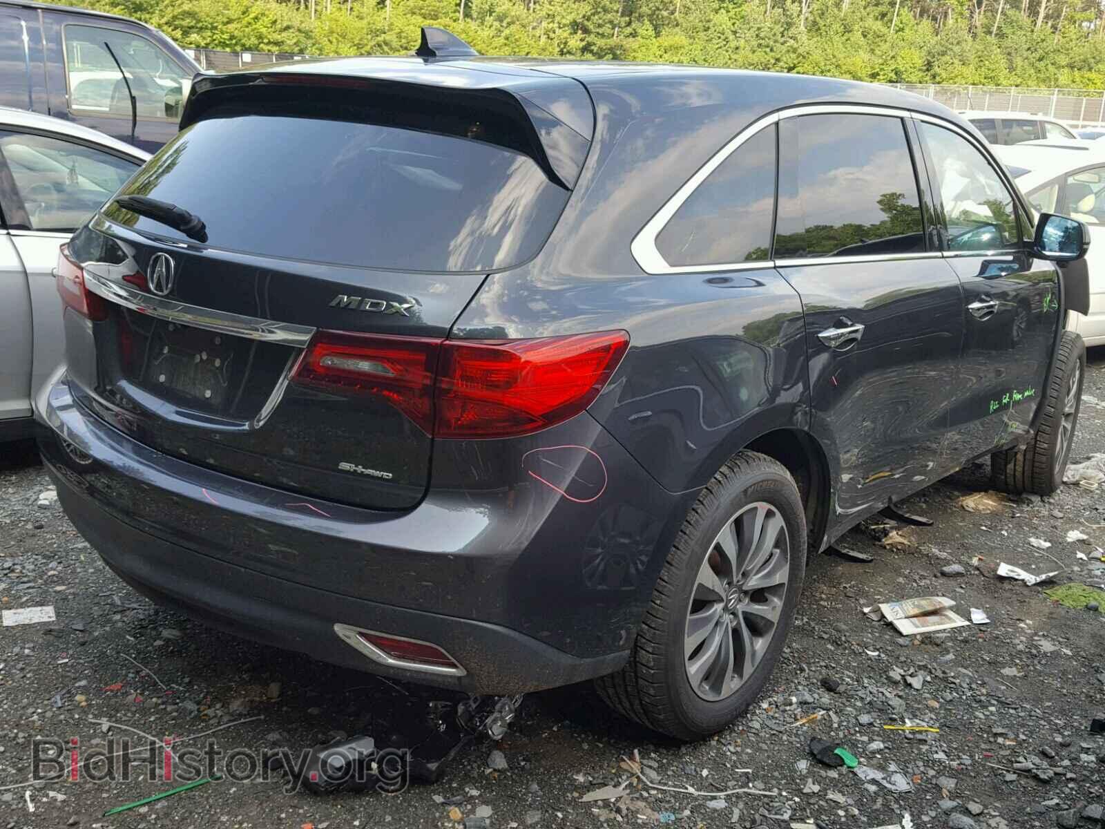 2014 ACURA MDX - VIN: 5FRYD4H47EB013177 - Фото 4