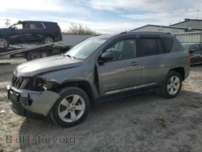 2012 Jeep COMPASS Latitude, серый — VIN 1C4NJDEB2CD659005, Copart