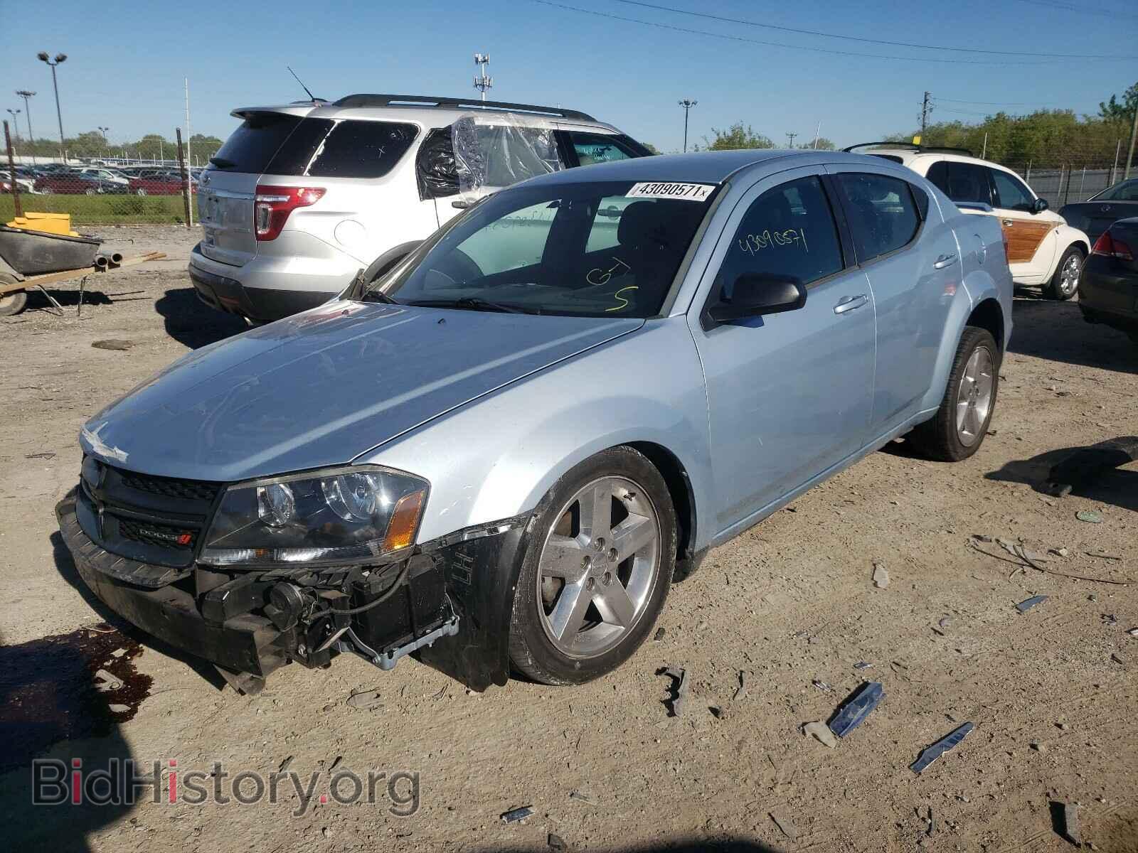2013 DODGE AVENGER - VIN: 1C3CDZAGXDN769166 - Фото 2