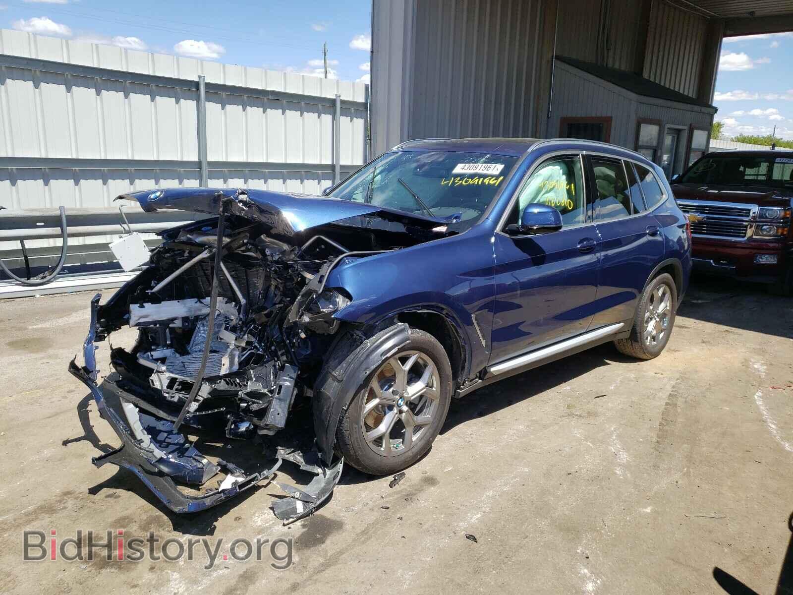 2020 BMW X3 - VIN: 5UXTY5C01L9D66792 - Фото 2