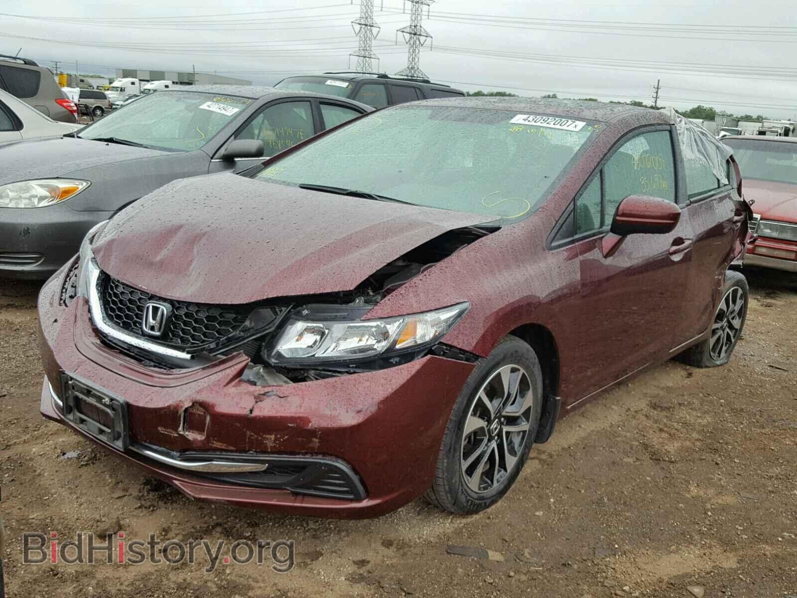 2014 HONDA CIVIC - VIN: 2HGFB2F84EH522681 - Фото 2