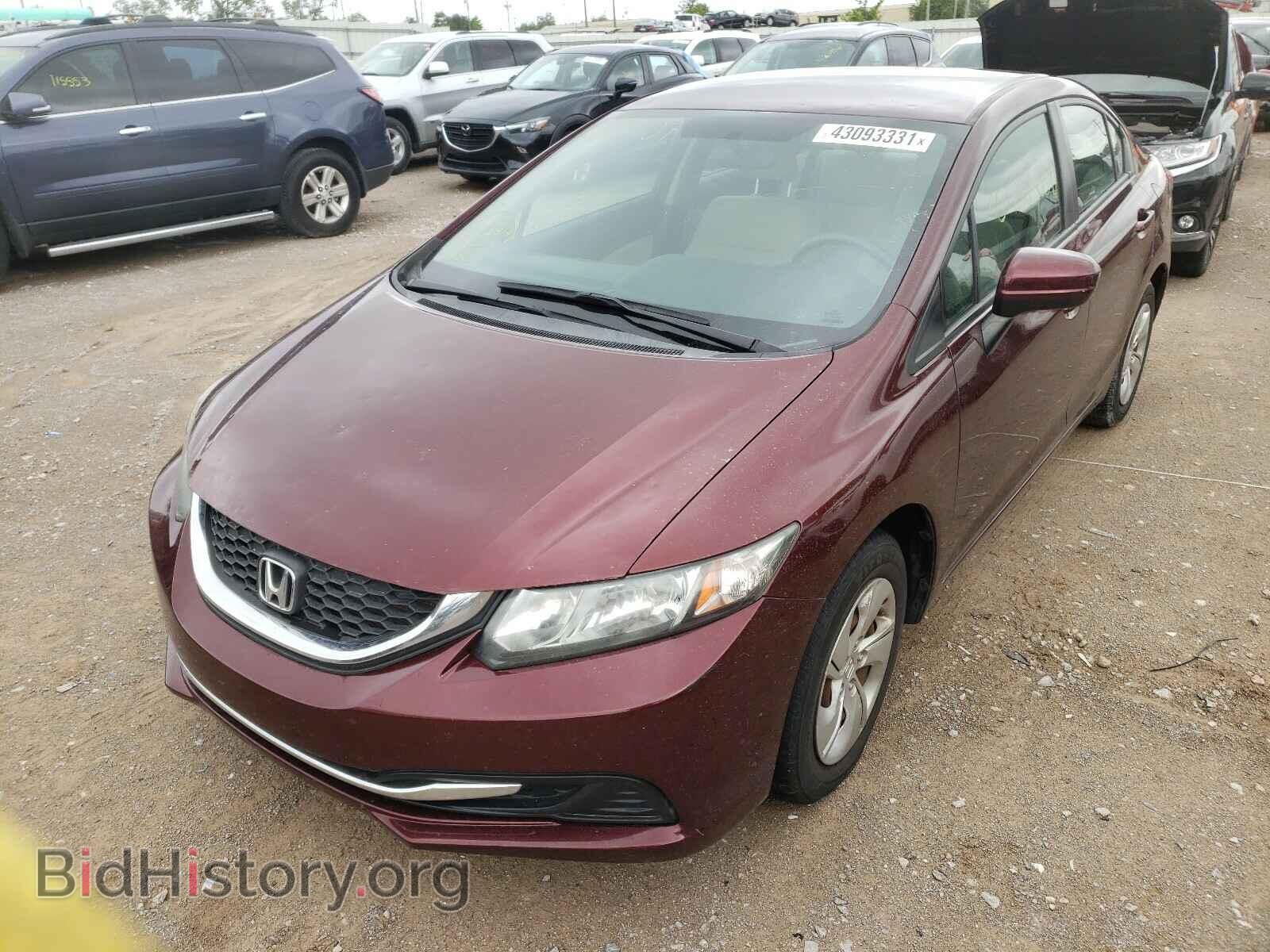 2014 HONDA CIVIC - VIN: 19XFB2F52EE009459 - Фото 2