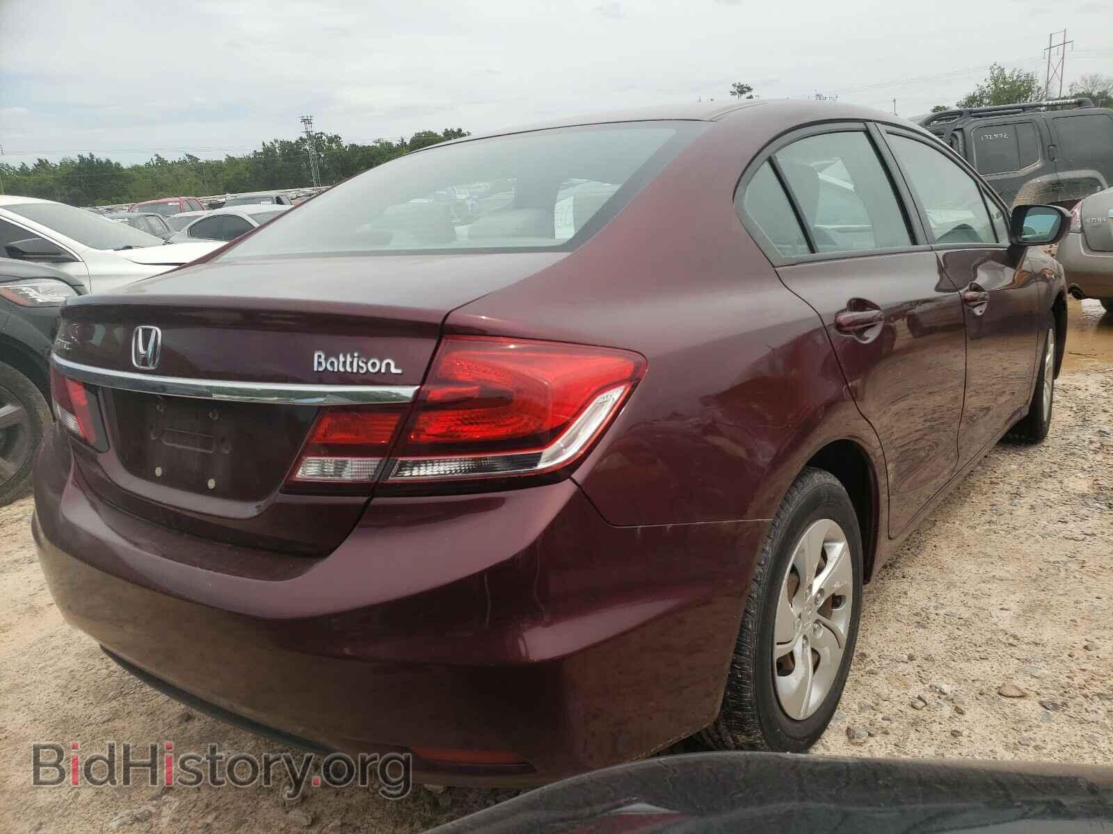 2014 HONDA CIVIC - VIN: 19XFB2F52EE009459 - Фото 4