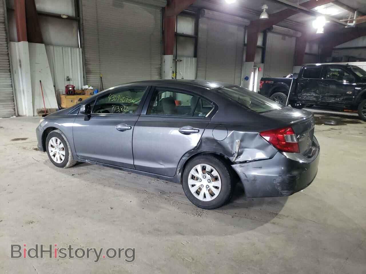 2012 HONDA CIVIC - VIN: 2HGFB2F55CH610562 - Фото 2